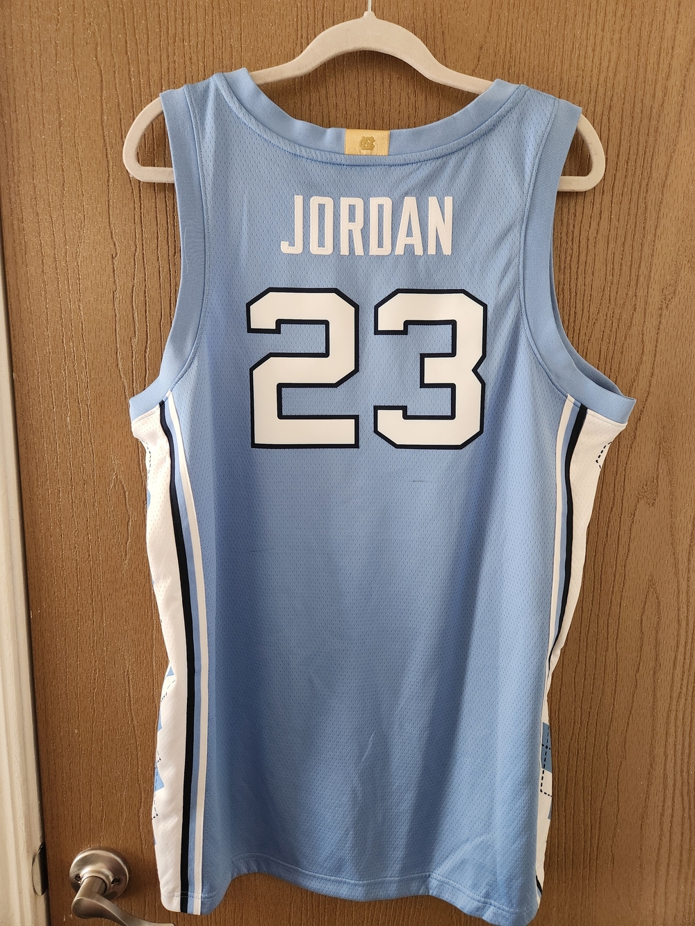 Jordan #23 Basketball Jersey in Light Blue with White Trim